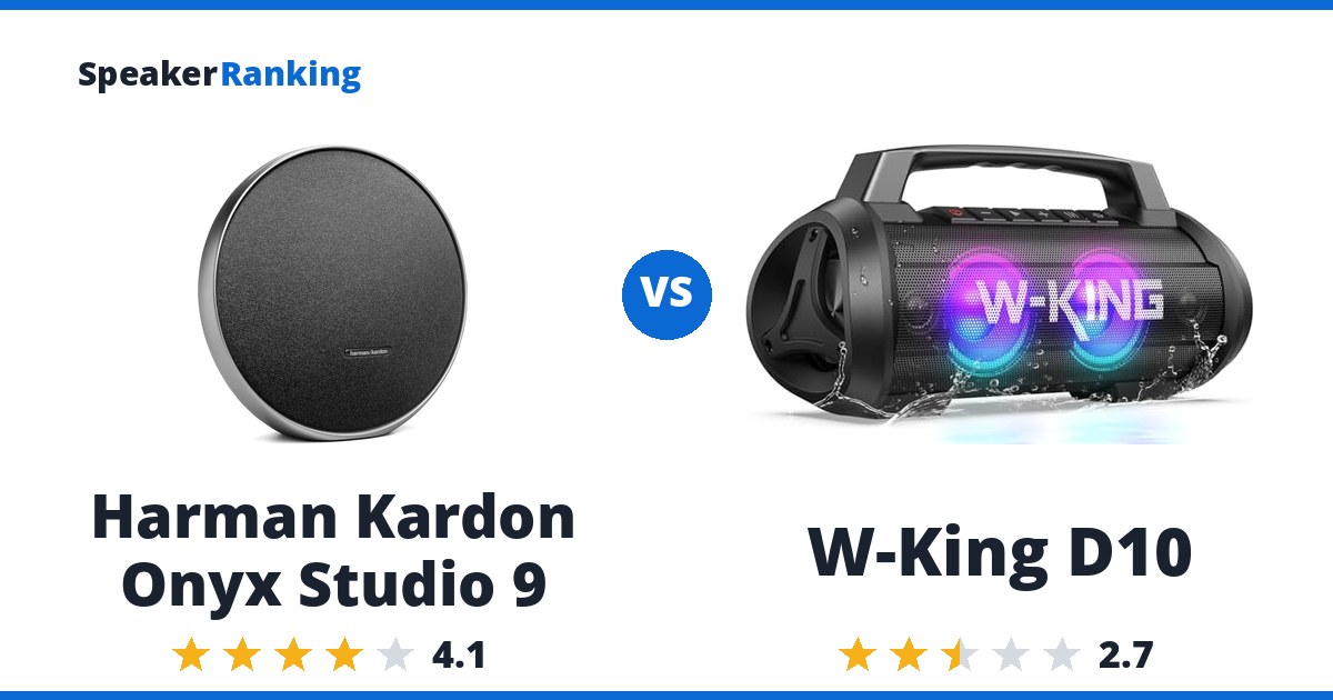 Harman Kardon Onyx Studio 9 vs W-King D10