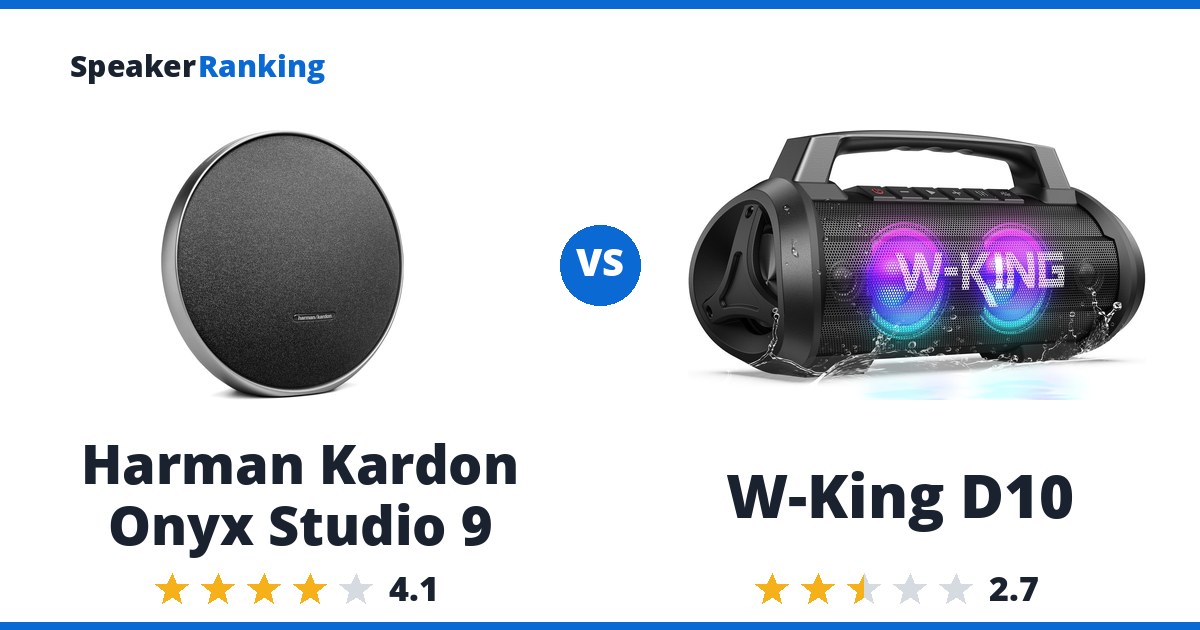 Harman Kardon Onyx Studio 9 vs W-King D10
