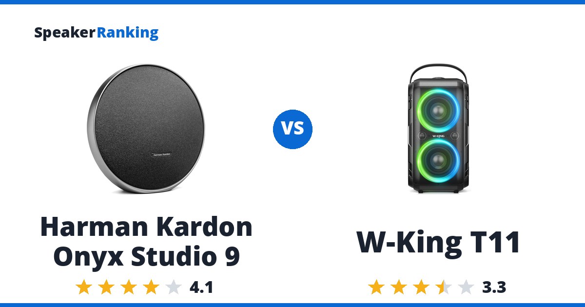 Harman Kardon Onyx Studio 9 vs W-King T11
