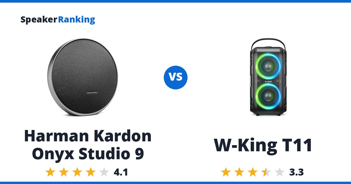 Harman Kardon Onyx Studio 9 vs W-King T11