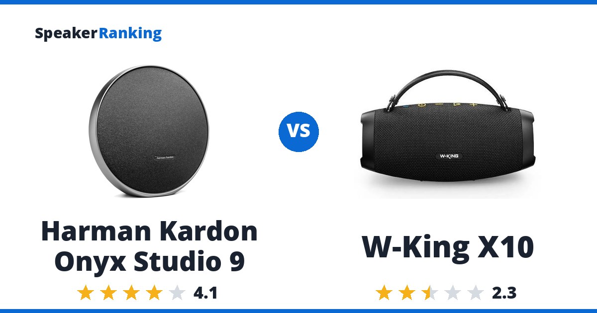 Harman Kardon Onyx Studio 9 vs W-King X10