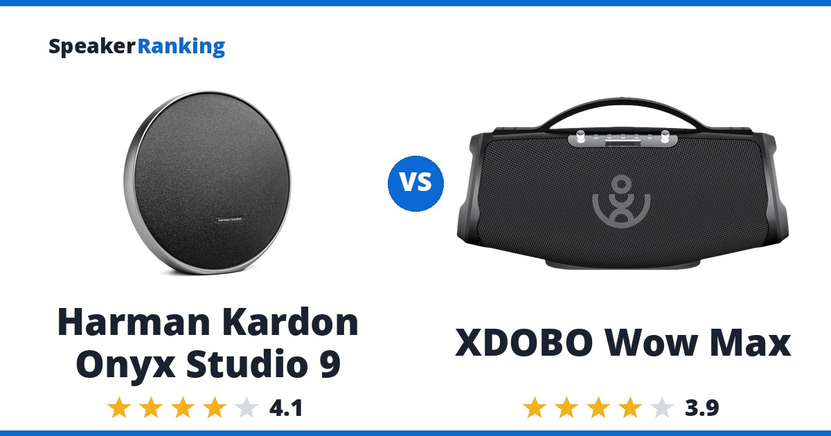 Harman Kardon Onyx Studio 9 vs XDOBO Wow Max