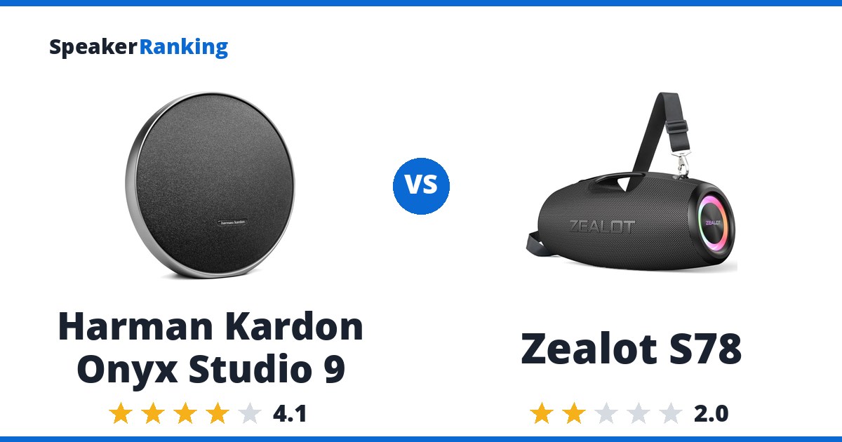 Harman Kardon Onyx Studio 9 vs Zealot S78