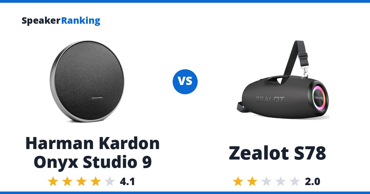 Harman Kardon Onyx Studio 9 vs Zealot S78