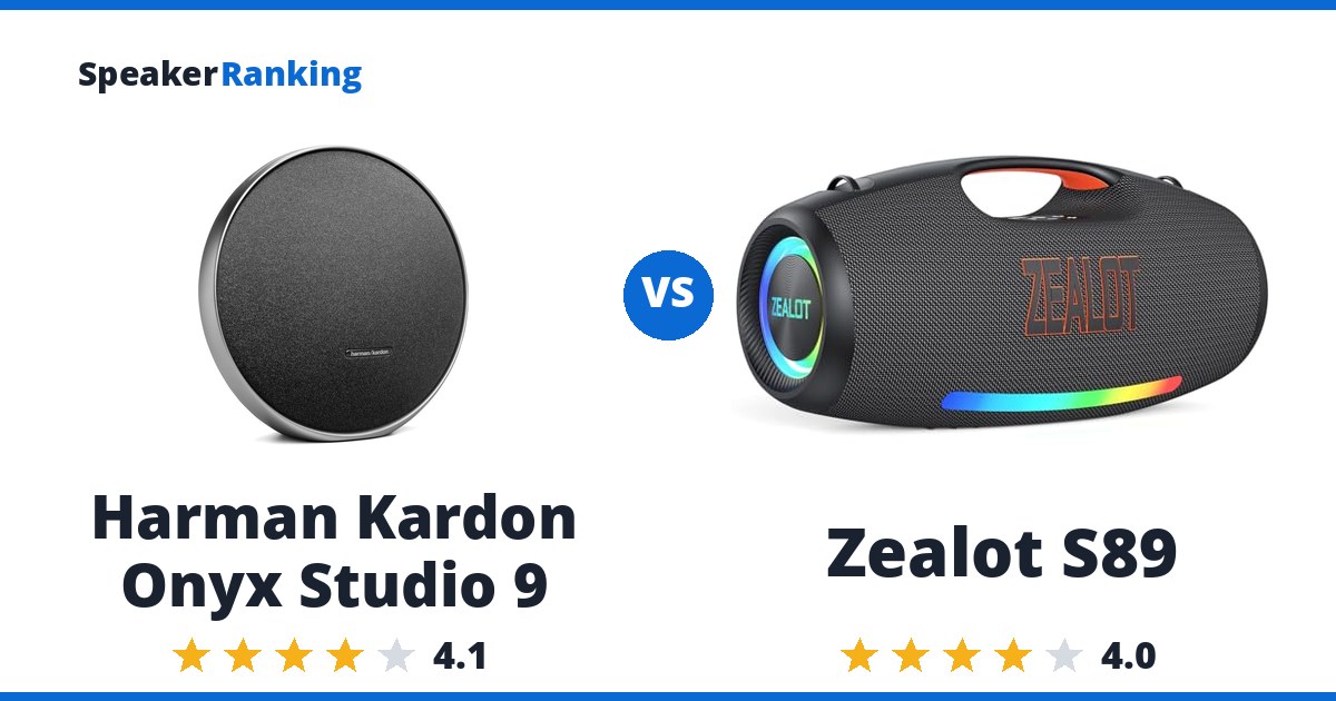 Harman Kardon Onyx Studio 9 vs Zealot S89