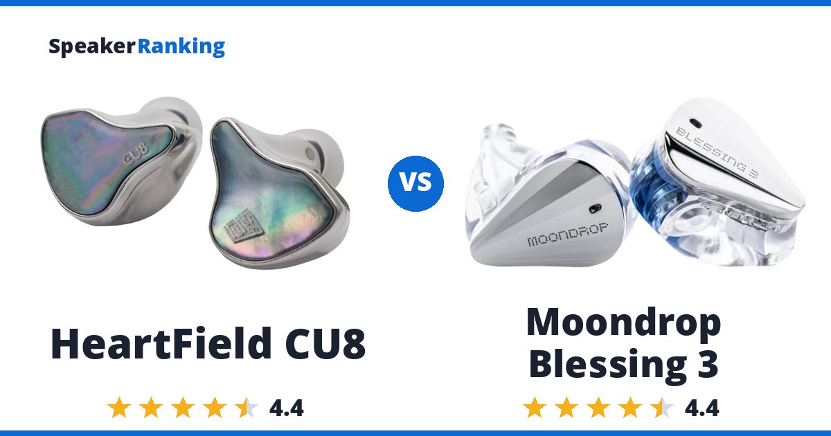 HeartField CU8 vs Moondrop Blessing 3