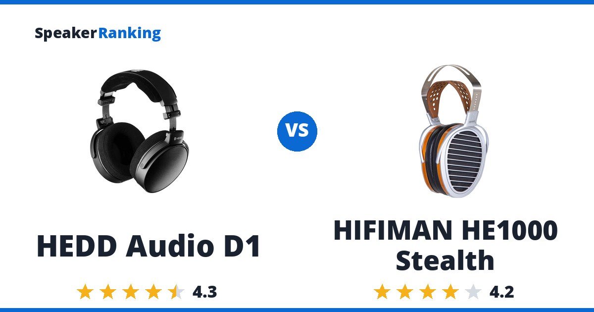 HEDD Audio D1 vs HIFIMAN HE1000 Stealth