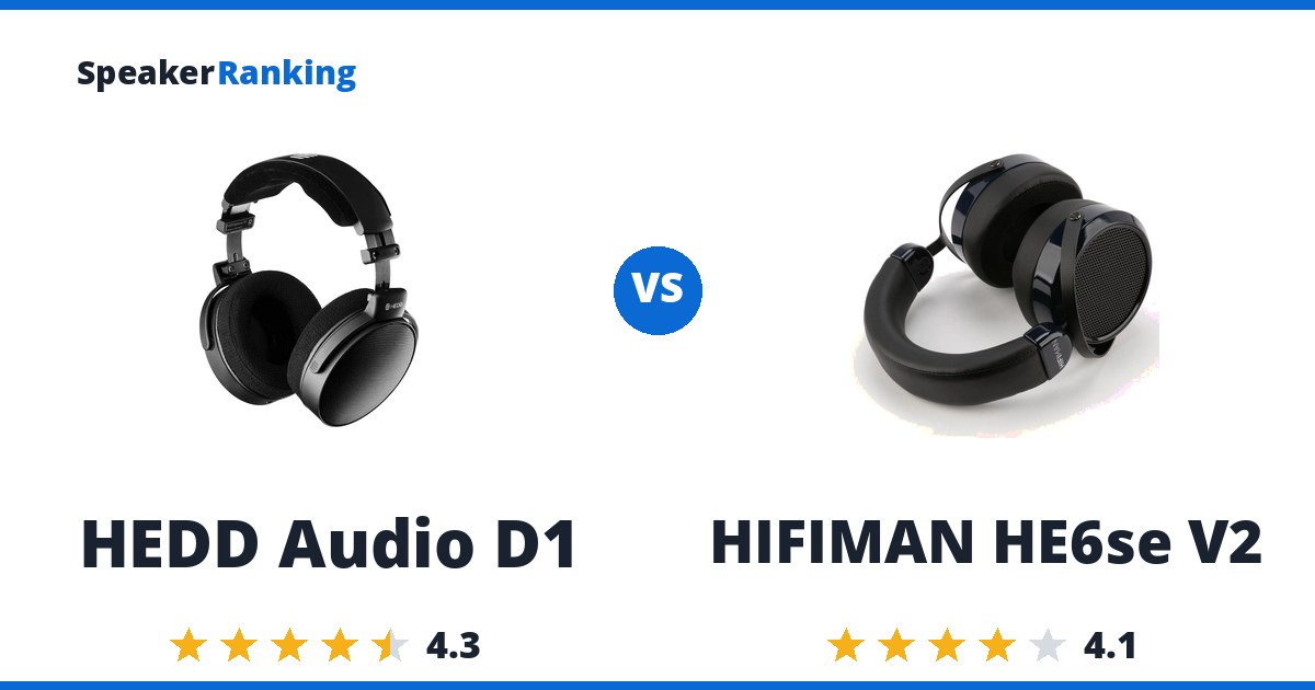 HEDD Audio D1 vs HIFIMAN HE6se V2