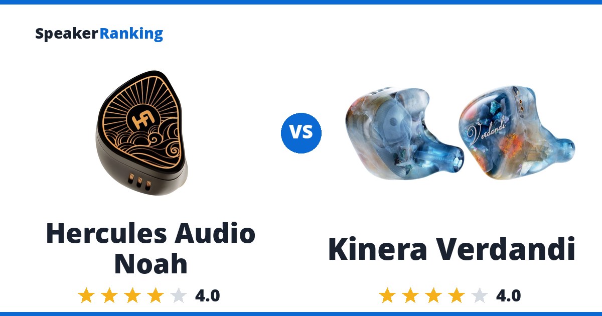 Hercules Audio Noah vs Kinera Verdandi