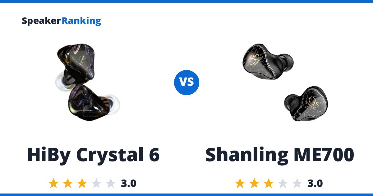 HiBy Crystal 6 vs Shanling ME700