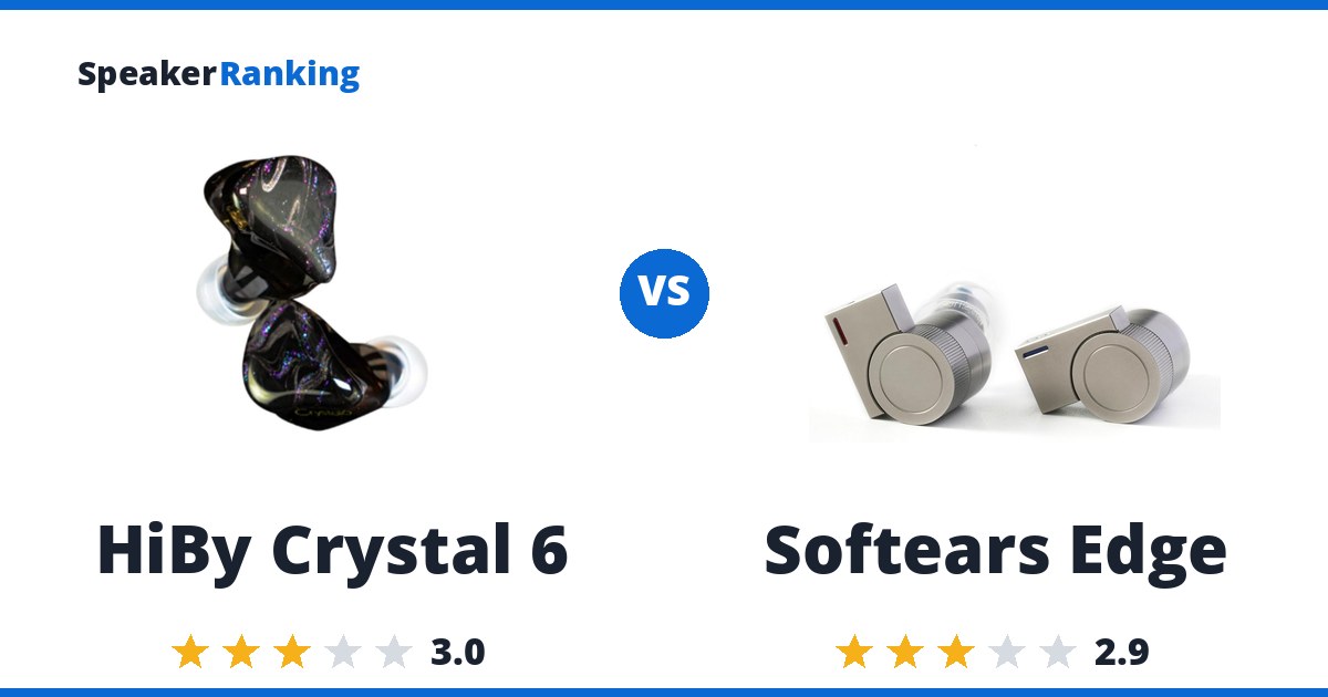 HiBy Crystal 6 vs Softears Edge
