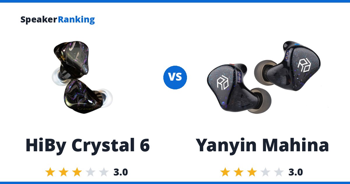 HiBy Crystal 6 vs Yanyin Mahina