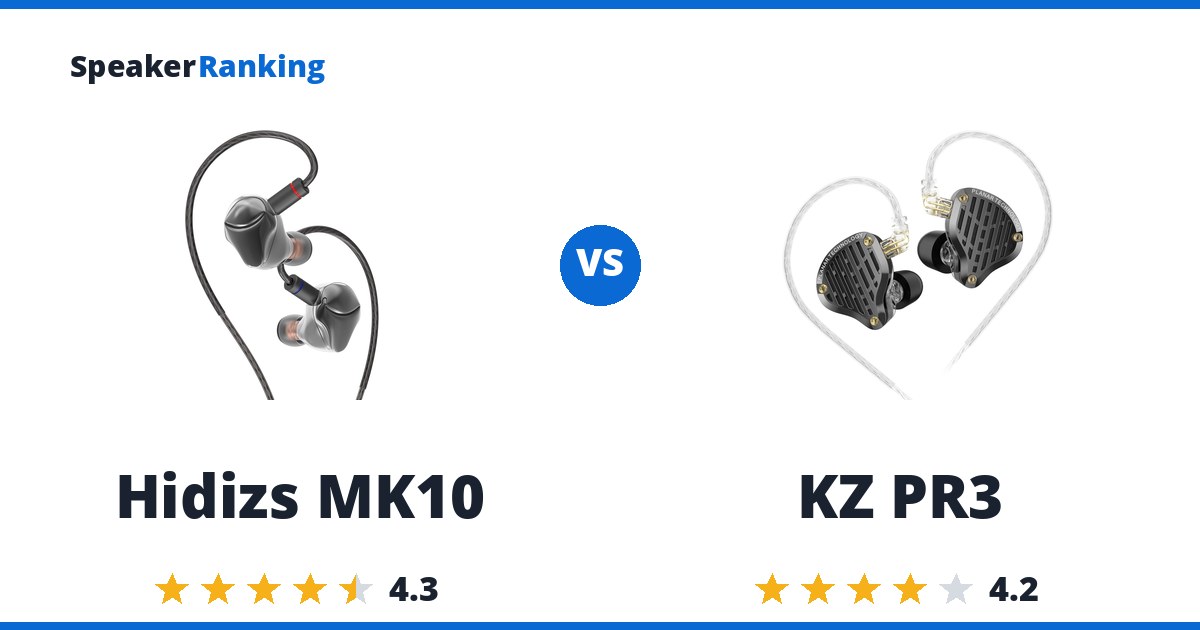 Hidizs MK10 vs KZ PR3