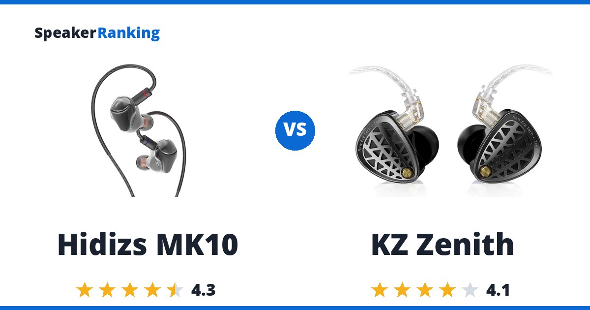 Hidizs MK10 vs KZ Zenith