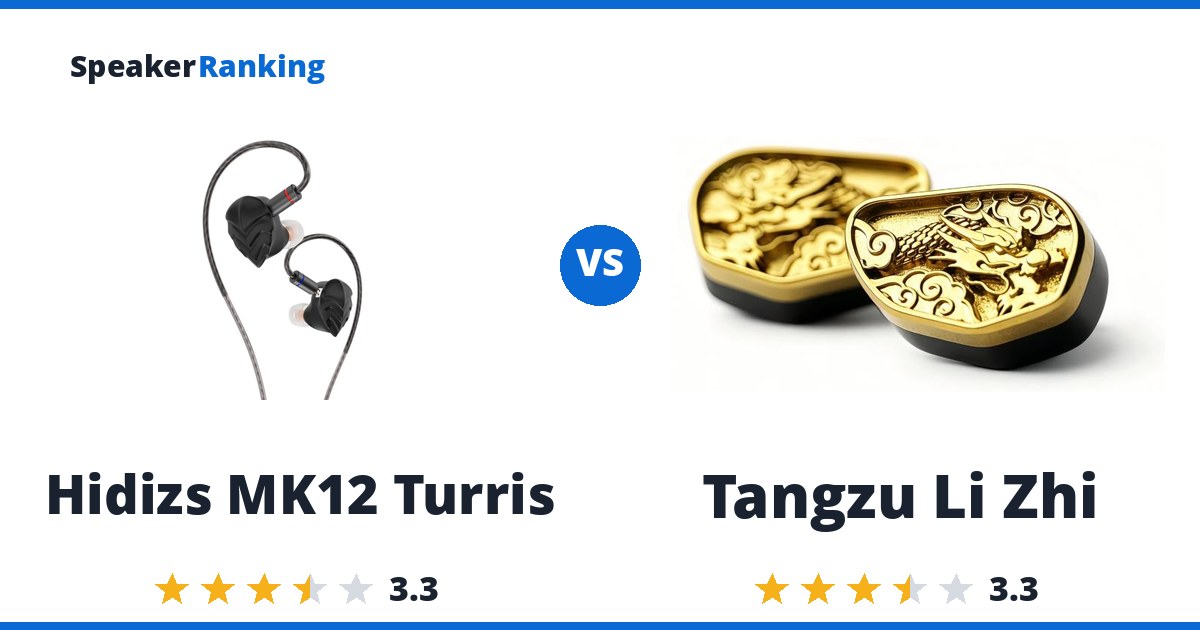 Hidizs MK12 Turris vs Tangzu Li Zhi