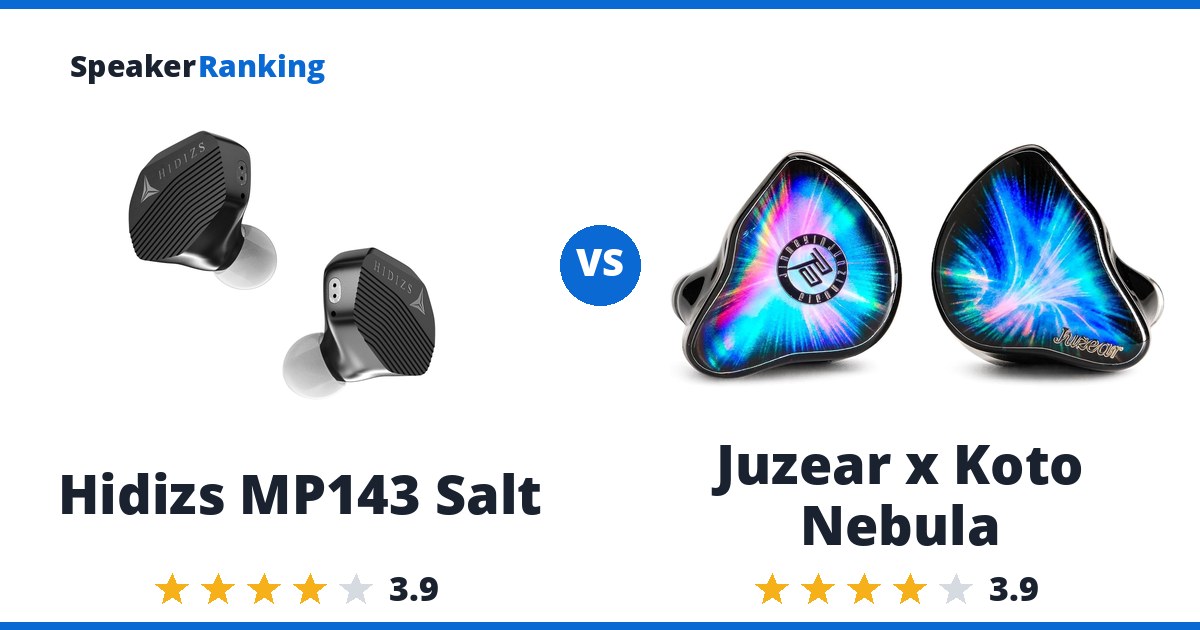 Hidizs MP143 Salt vs Juzear x Koto Nebula