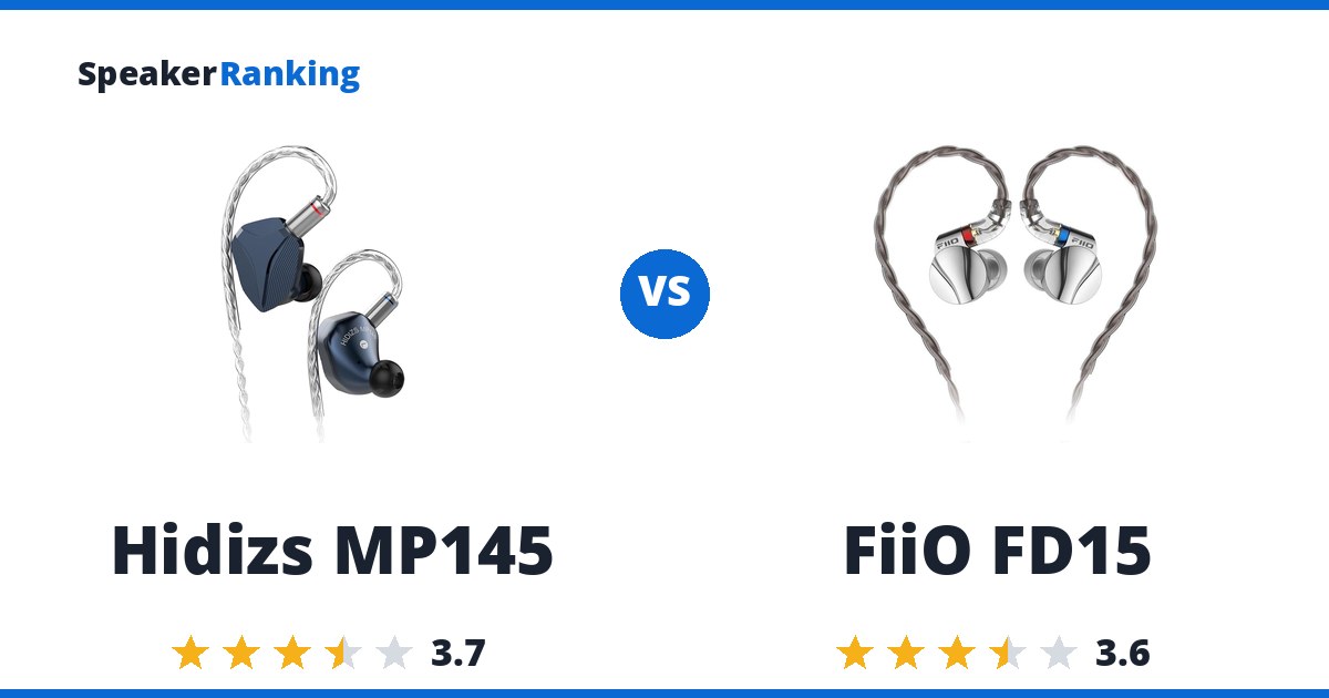 Hidizs MP145 vs FiiO FD15