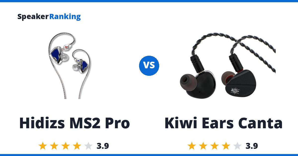 Hidizs MS2 Pro vs Kiwi Ears Canta