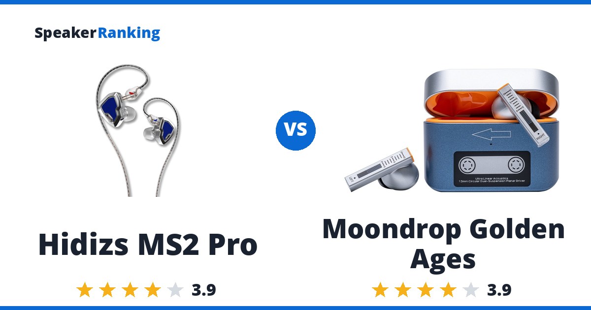 Hidizs MS2 Pro vs Moondrop Golden Ages