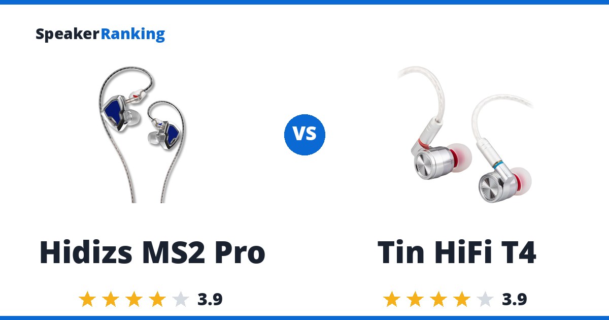 Hidizs MS2 Pro vs Tin HiFi T4