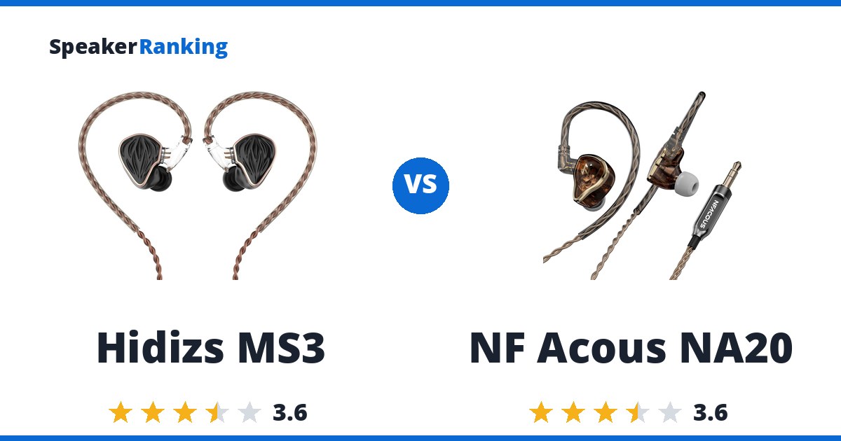 Hidizs MS3 vs NF Acous NA20