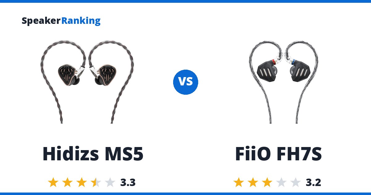 Hidizs MS5 vs FiiO FH7S