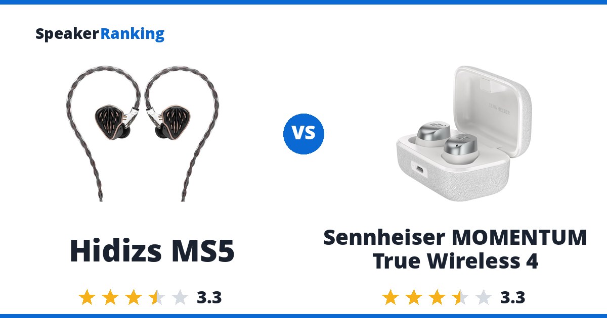 Hidizs MS5 vs Sennheiser MOMENTUM True Wireless 4