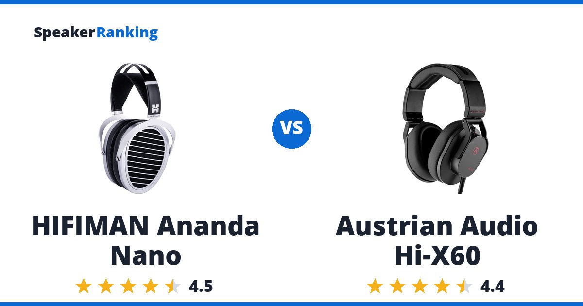 HIFIMAN Ananda Nano vs Austrian Audio Hi-X60