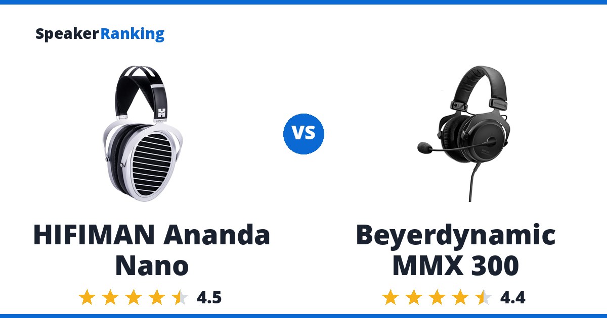 HIFIMAN Ananda Nano vs Beyerdynamic MMX 300