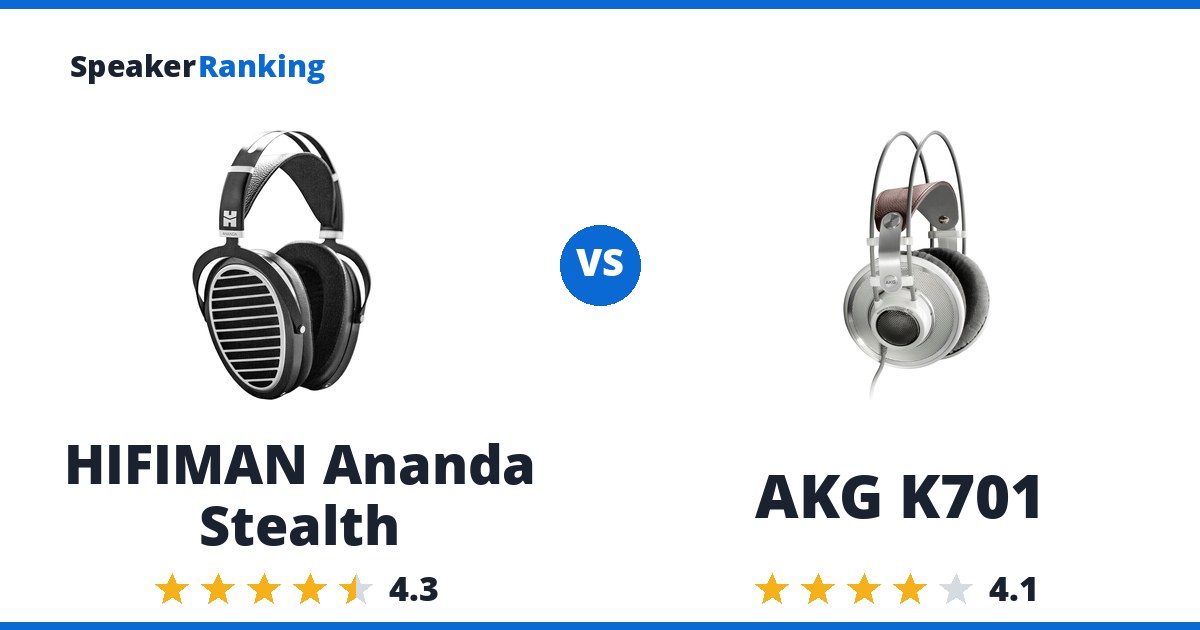 HIFIMAN Ananda Stealth vs AKG K701