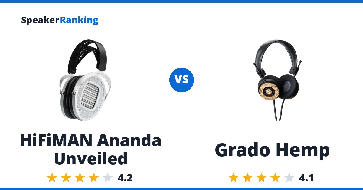 HiFiMAN Ananda Unveiled vs Grado Hemp