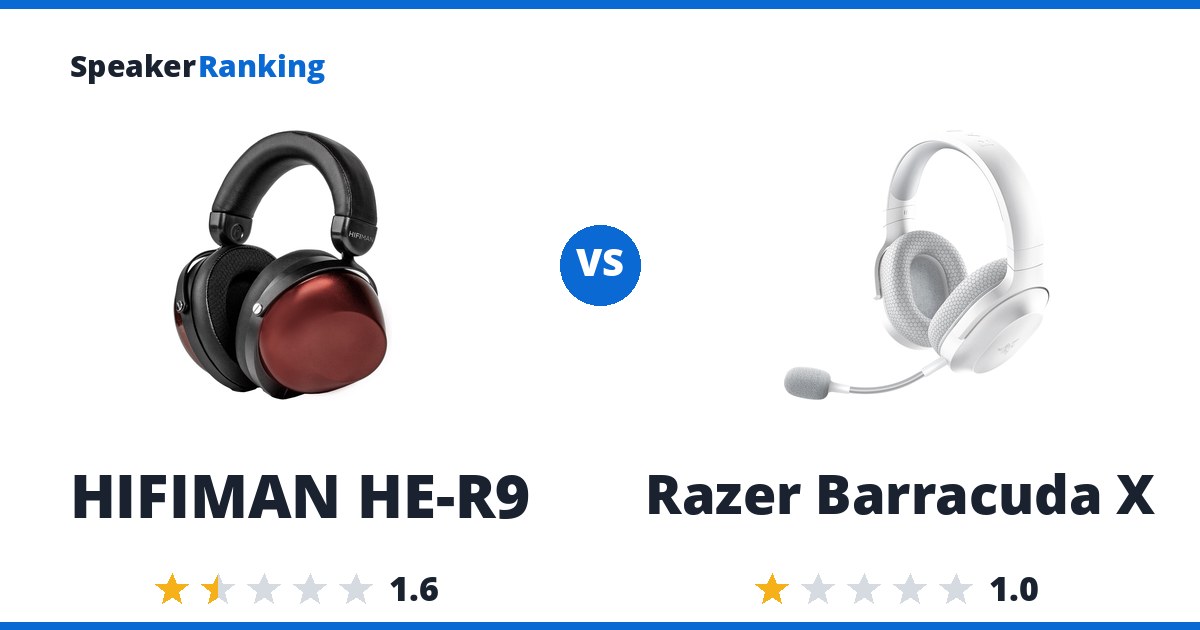 HIFIMAN HE-R9 vs Razer Barracuda X