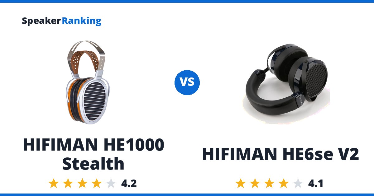 HIFIMAN HE1000 Stealth vs HIFIMAN HE6se V2