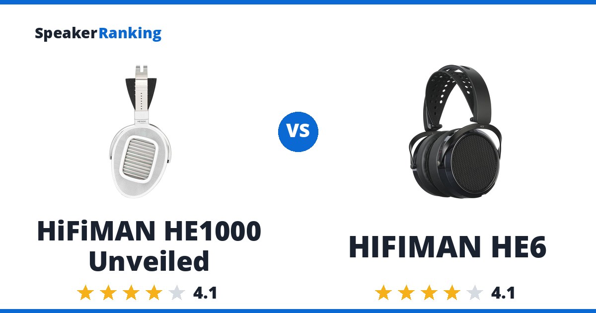 HiFiMAN HE1000 Unveiled vs HIFIMAN HE6