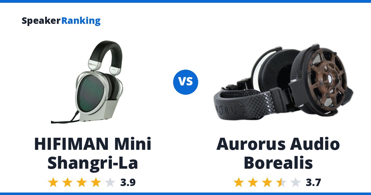 HIFIMAN Mini Shangri-La vs Aurorus Audio Borealis