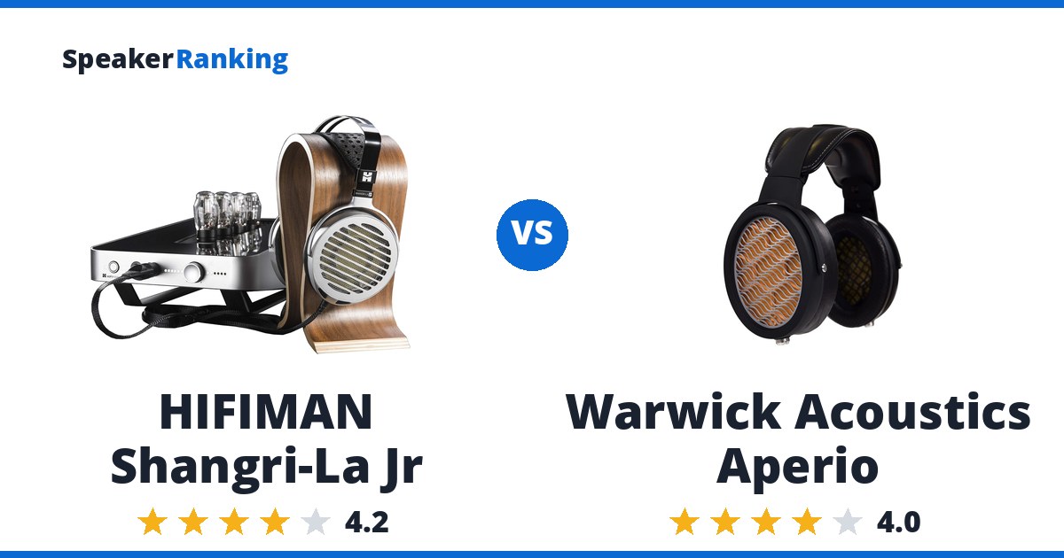 HIFIMAN Shangri-La Jr vs Warwick Acoustics Aperio