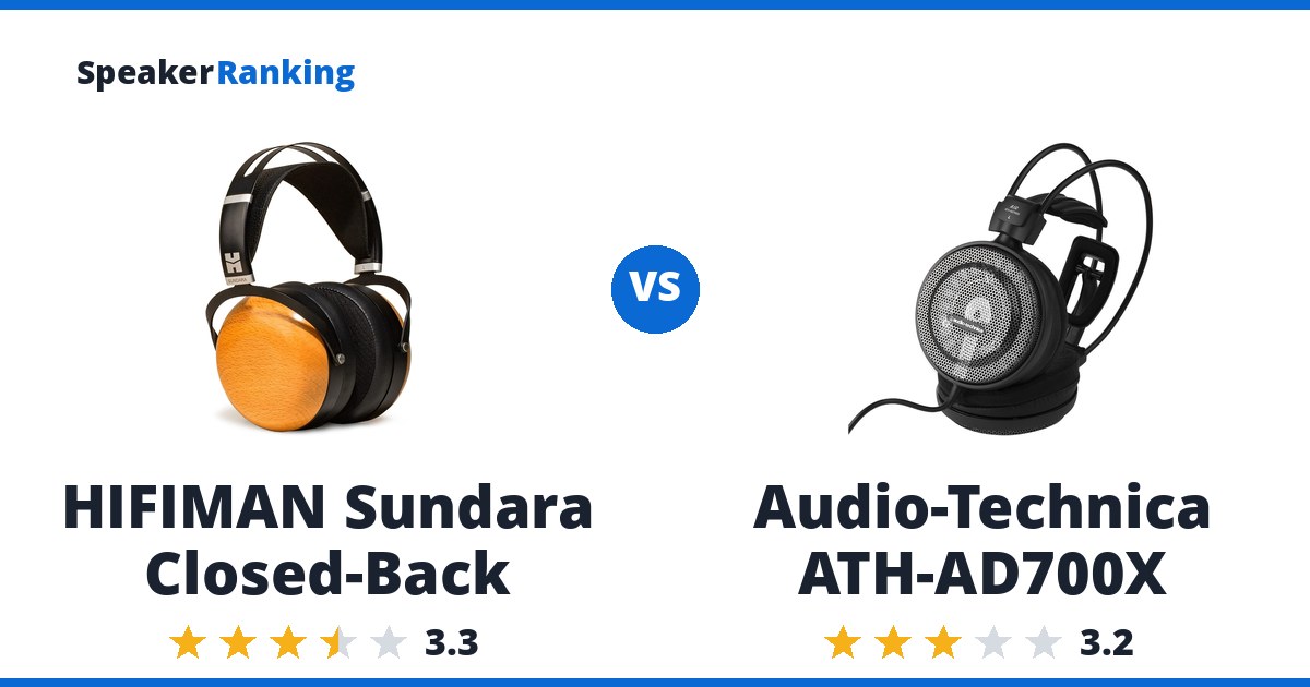 HIFIMAN Sundara Closed-Back vs Audio-Technica ATH-AD700X