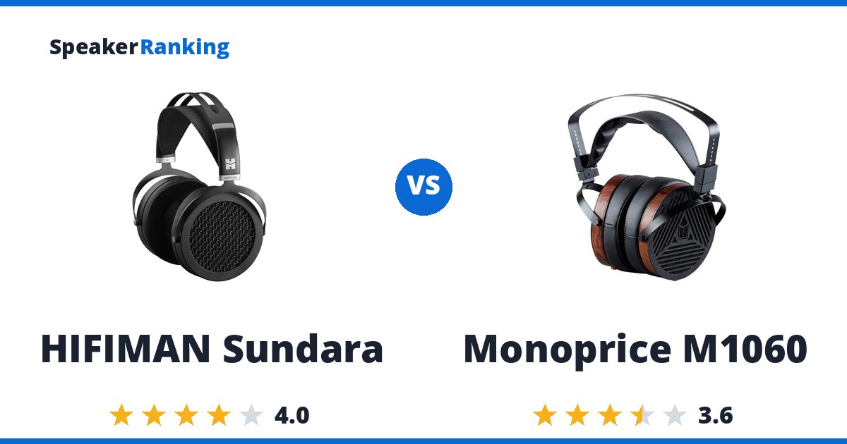 HIFIMAN Sundara vs Monoprice M1060