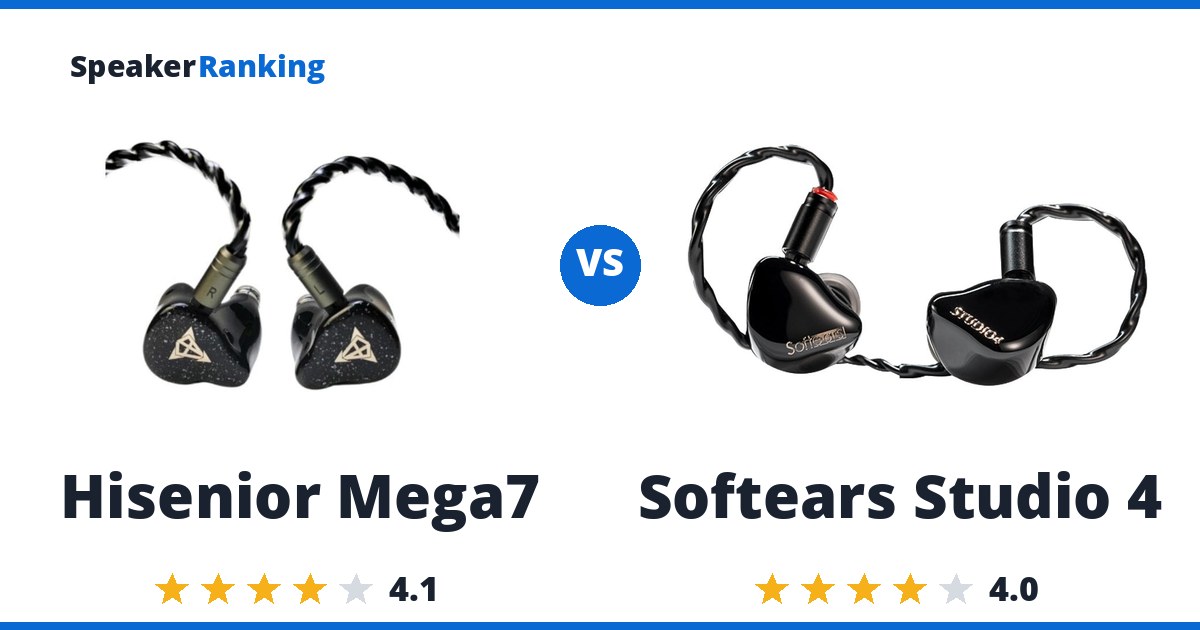 Hisenior Mega7 vs Softears Studio 4