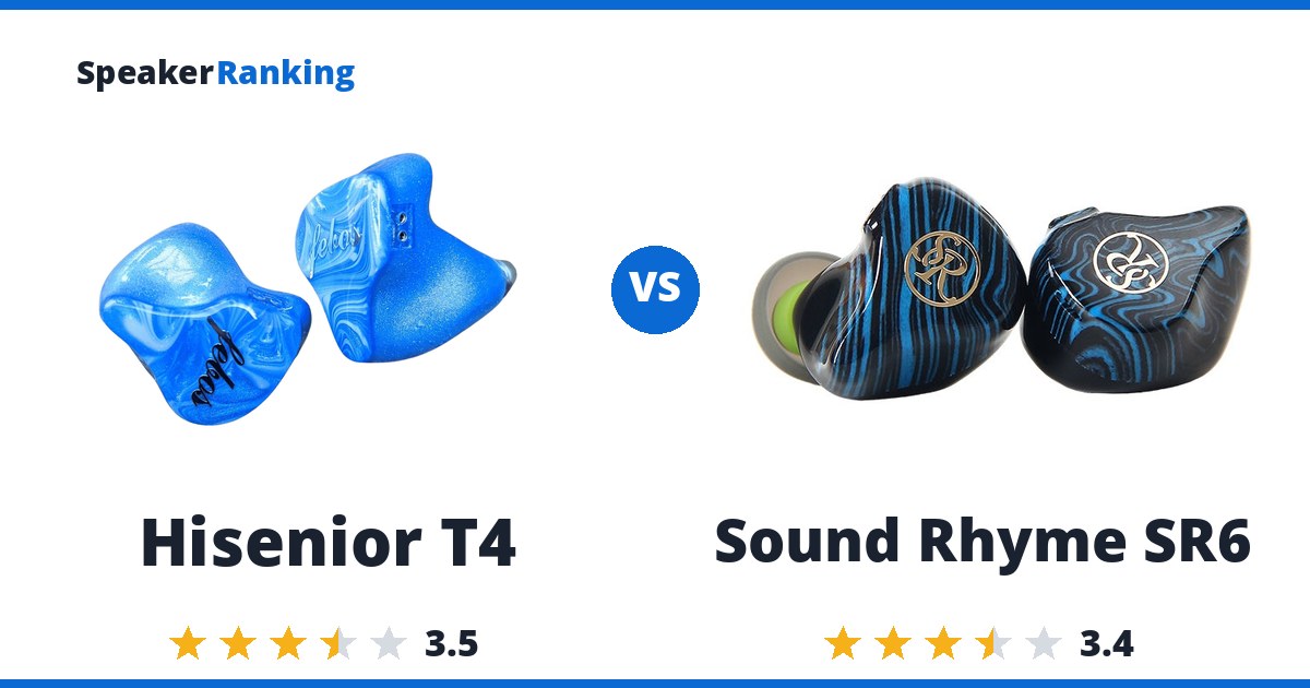Hisenior T4 vs Sound Rhyme SR6
