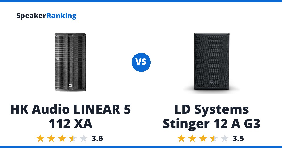 HK Audio LINEAR 5 112 XA vs LD Systems Stinger 12 A G3
