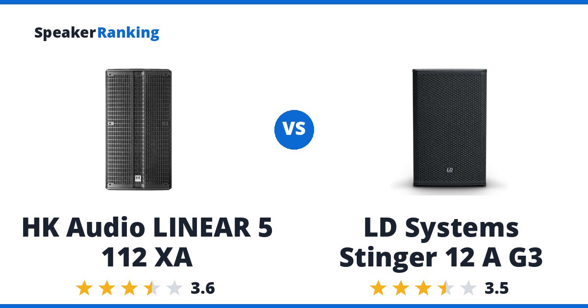 HK Audio LINEAR 5 112 XA vs LD Systems Stinger 12 A G3