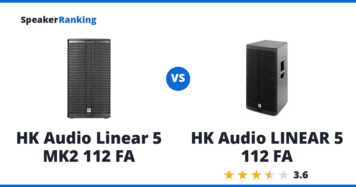 HK Audio Linear 5 MK2 112 FA vs HK Audio LINEAR 5 112 FA