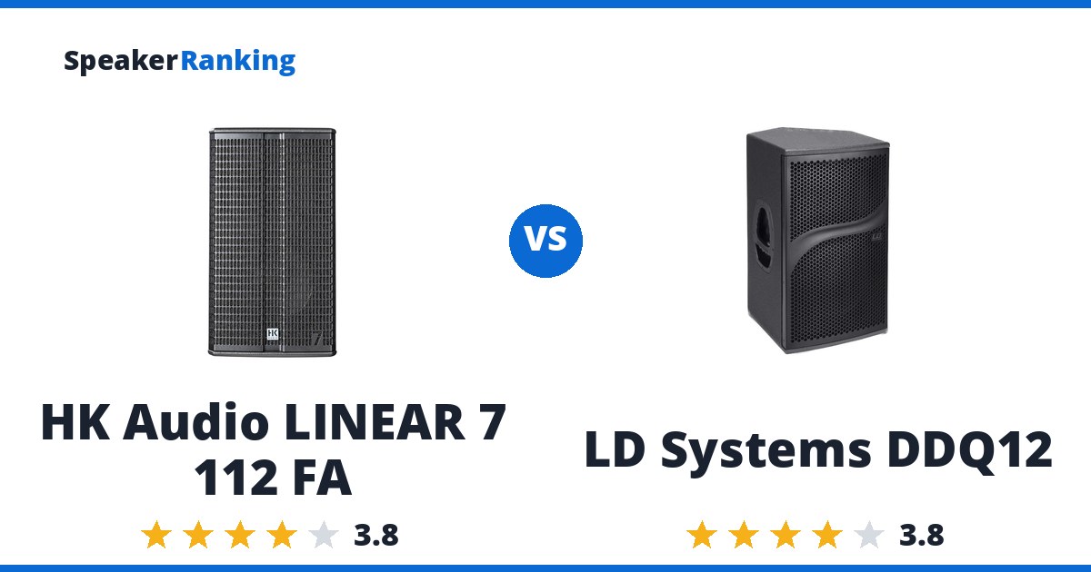 HK Audio LINEAR 7 112 FA vs LD Systems DDQ12