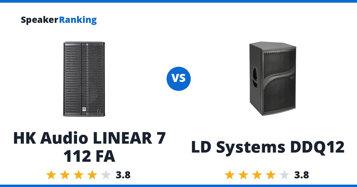 HK Audio LINEAR 7 112 FA vs LD Systems DDQ12