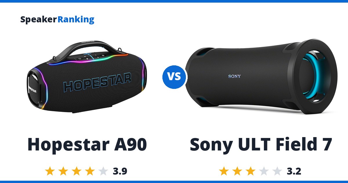 Hopestar A90 vs Sony ULT Field 7