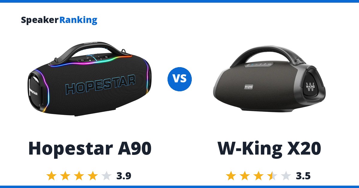Hopestar A90 vs W-King X20