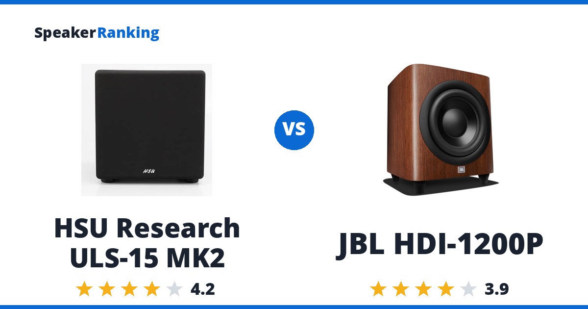 HSU Research ULS-15 MK2 vs JBL HDI-1200P