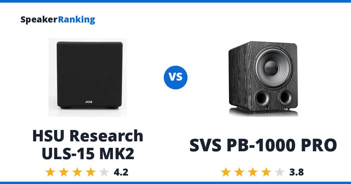 HSU Research ULS-15 MK2 vs SVS PB-1000 PRO