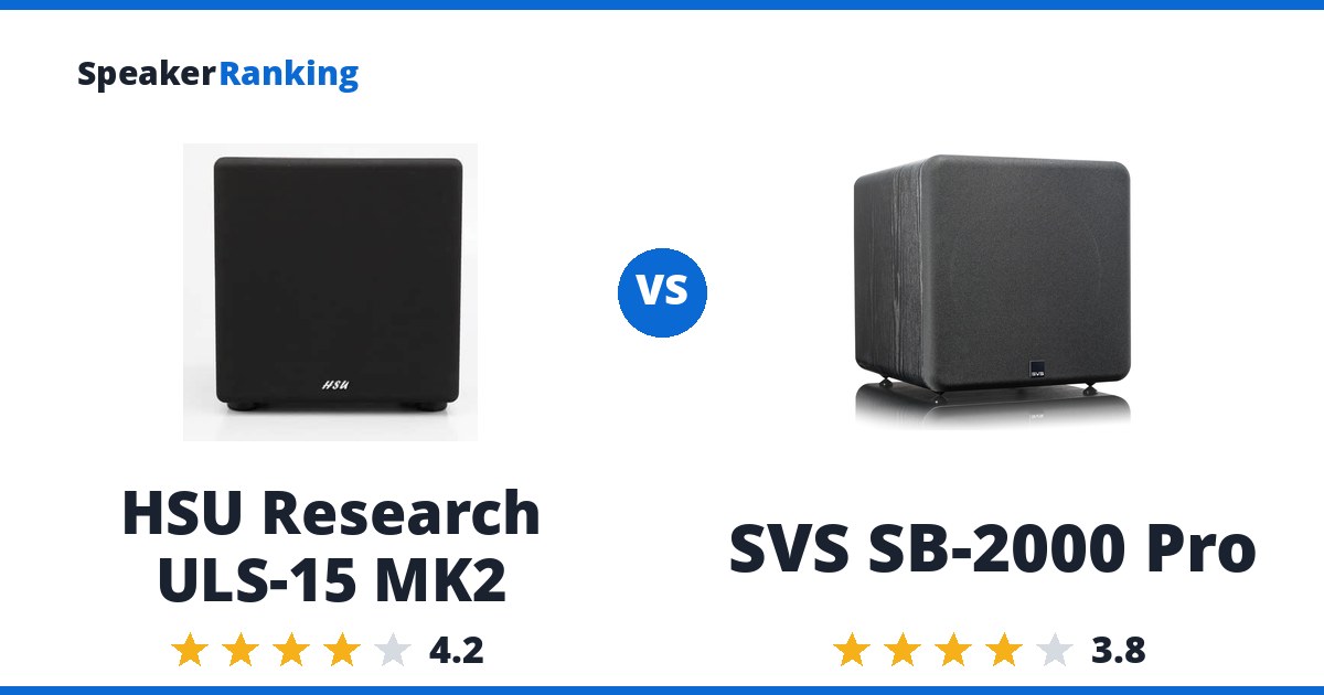 HSU Research ULS-15 MK2 vs SVS SB-2000 Pro